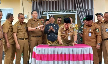 Bupati Rohul Resmikan Kantor Desa Pasir Indah, Minta Pelayanan Meningkat