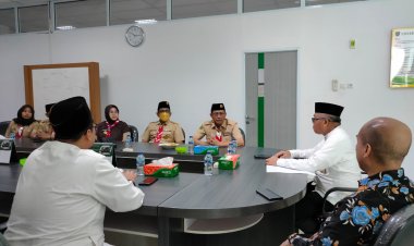 Audiensi Kwarda Riau, Rektor UIR Sambut Baik Usulan PMB Jalur Pramuka Berprestasi