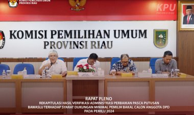 Akhirnya KPU Riau Tetapkan Mimi Lutmila dan T Rusli Ahmad Memenuhi Syarat Dukungan Administrasi