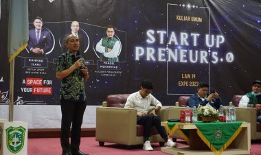 Wakil Rektor III UIR Paparkan Entrepreneurship dalam Perspektif Hukum di Law Expo'19 2023