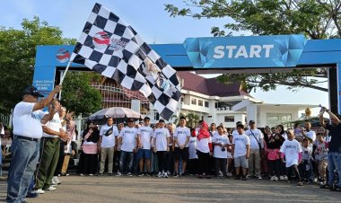 Jalan Sehat BUMN Disambut Antusias Warga Rokan Hulu