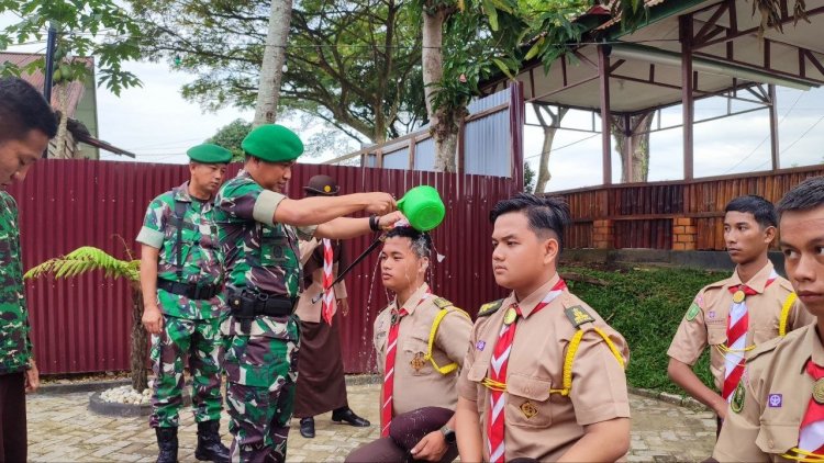 Dandim Kukuhkan 39 Anggota Saka Wira Kartika Kodim 0313/KPR, Minta Banyak Berkarya