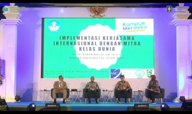 Rektor UIR Sampaikan Implementasi dan Pencapaian kerjasama Internasional dalam Munas BKSPTIS XIII 