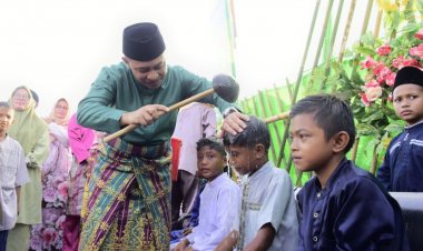 Bagus Santoso Dukung Budaya Baarak Balimau Desa Teluk Latak Bengkalis Jadi Even Wisata Tahunan