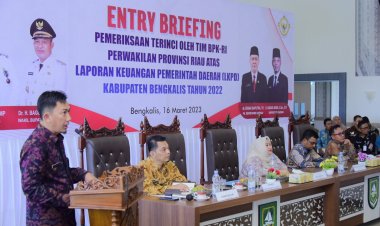 Pemkab Bengkalis Siap Berkoordinasi Dukung Seluruh Proses Pemeriksaan Terinci BPK RI