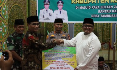 Pertama Pasca Pandemi Covid-19, Pemkab Rohul Laksanakan Safari Ramadan 1444 H