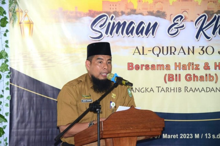 Pemkab Bengkalis Apresiasi Simaan dan Khataman Alquran 30 Juz Bersama Hafiz dan Hafizah