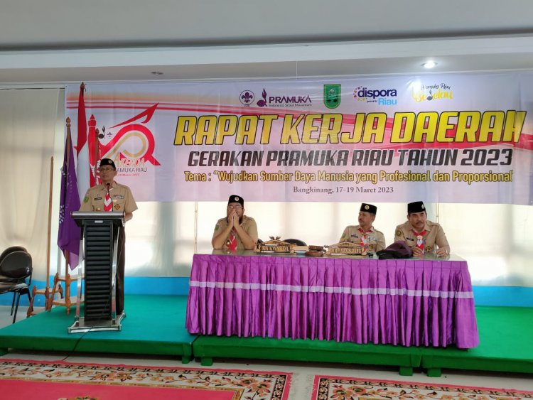 Ditutup, Rakerda Gerakan Pramuka Riau Telurkan Rekomendasi dan Program Kerja 2024