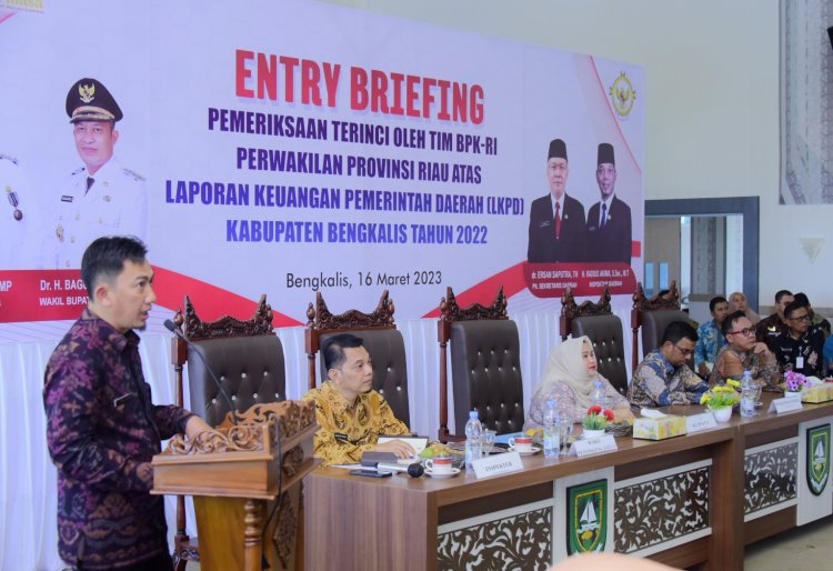 Pemkab Bengkalis Siap Berkoordinasi Dukung Seluruh Proses Pemeriksaan Terinci BPK RI