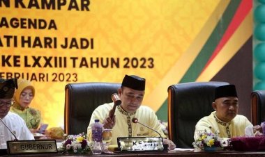 Paripurna Istimewa HUT Ke-73 Kabupaten Kampar, M Faisal Ajak Wujudkan Ekosistem Pembangunan yang Berkeadilan