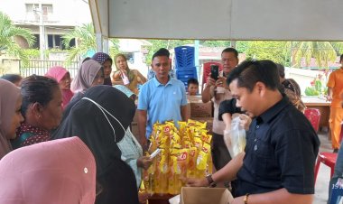 Kades Rambah Apresiasi Pasar Murah PT ISB 