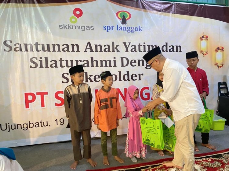 PT SPR Langgak Silaturahmi dengan Stakeholder dan Santuni Anak Yatim