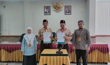 Balai Besar POM di Pekanbaru Tandatangani Perjanjian Kerja Sama dengan Kwarda Riau