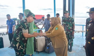 Bupati Bengkalis Sambut Kedatangan Danrem 031 Wirabima Brigjen TNI Dany Rakca