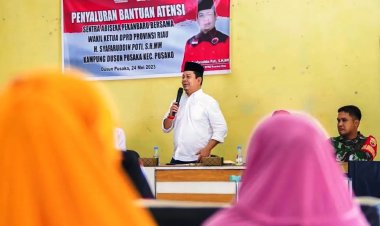 Kunjungi Kampung Dusun Pusaka, Syafaruddin Poti: Masyarakat Dapat Usulkan Bantuan Melalui Dinas Sosial