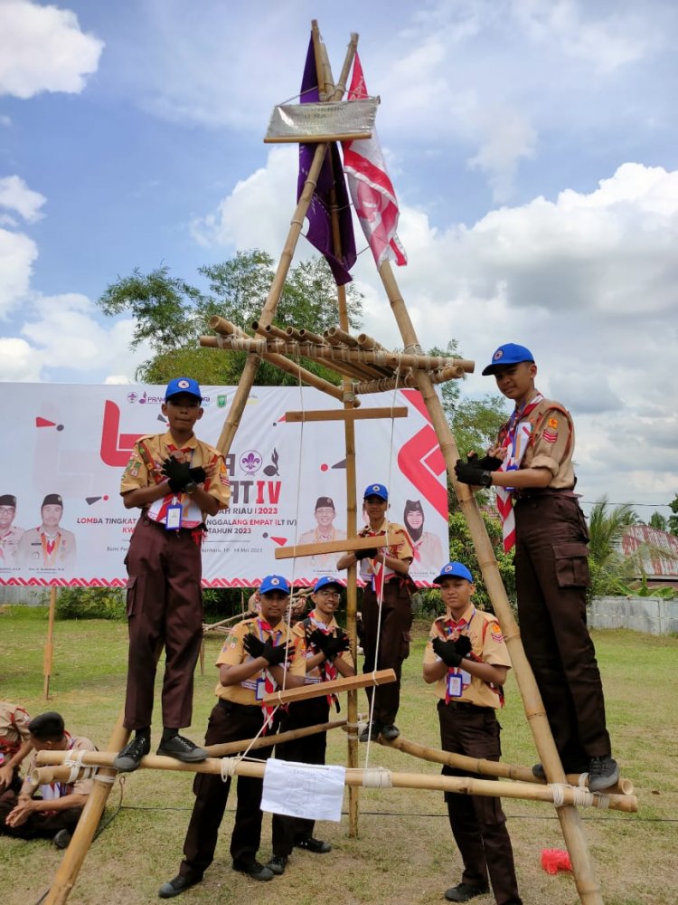 Dari Lapangan LT IV Kwarda Riau, Peserta  Akui Tambah Ilmu Hingga Target Juara Umum