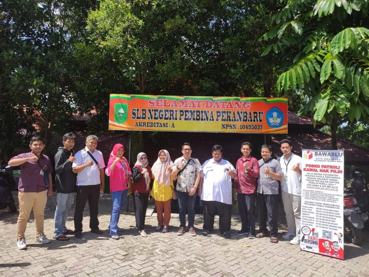 Panwaslu Kecamatan Tenayan Raya Kawal Hak Pilih Penyandang Disabilitas