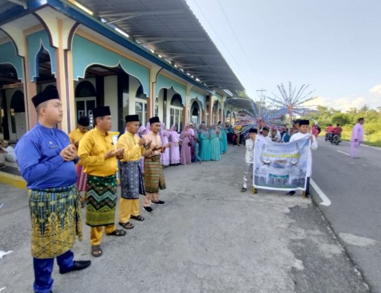 Ribuan Peserta Meriahkan Pawai Taaruf STQ X Tingkat Desa Pakning Asal