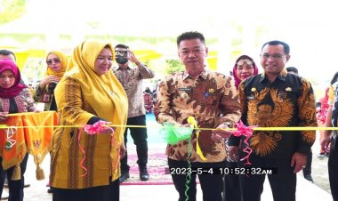 Bupati Rohil Resmikan UPT Instalasi Farmasi Dinas Kesehatan 