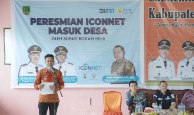 Bupati Rohil Resmi Launching Internet Murah