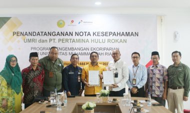 PHR Dukung Pengembangan Ekoriparian di Kampus UMRI untuk Hijaukan Blok Rokan