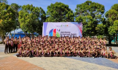 Buka Jambore dan Kemah Bakti Santri, Gubri Akui Pendidikan Kepramukaan Penting Bagi Generasi Muda