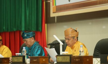 Pimpin  Rapat Paripurna Istimewa HUT ke-58 Inhil, Ferryandi Akui Bangun Negeri Butuh Anggaran Besar