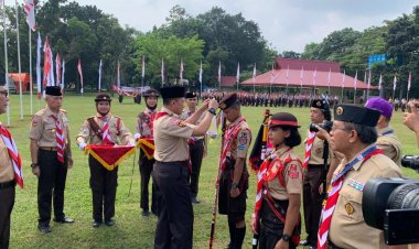 Buka Lomba Tingkat V, Ka Kwarnas Minta Utamakan Kejujuran dan Keadilan