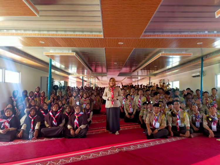 Peserta Jambore dan Kemah Bakti Santri Riau Ikuti Talkshow "Scout Today Leader Tomorrow"