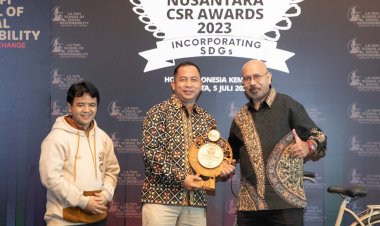 Pertamina RU II Sungai Pakning Raih Nusantara CSR Award 2023