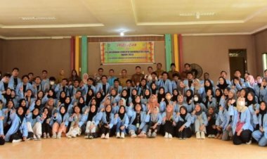 Bagus Santoso Lepaskan Kukerta UNRI Kecamatan Bengkalis, Minta Mahasiswa Berbaur