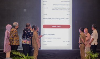 Bagus Santoso Launching Aplikasi “SipBukas”, Berharap Pajak dan Retribusi Bengkalis Meningkat