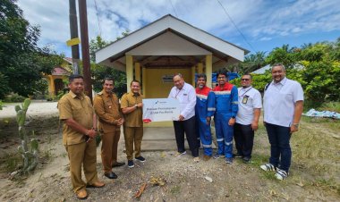 Dukung Keamanan dan Ketertiban Masyarakat, PHR Bangun 11 Pos Ronda di Kampar