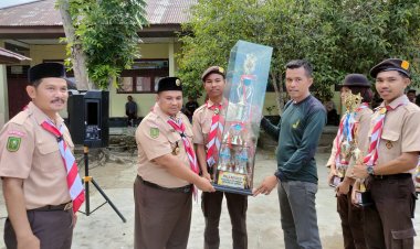 SMA Negeri 1 Koto Kampar Hulu Rebut Piala Bergilir  Perkemahan Besar Penegak MKKS SMA Kampar