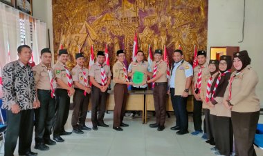 Tim Penilai dan Verifikasi Lomba Gudep Ramah Lingkungan 2023 Kwarda Riau Dilepas 