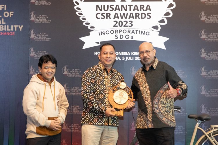 Pertamina RU II Sungai Pakning Raih Nusantara CSR Award 2023