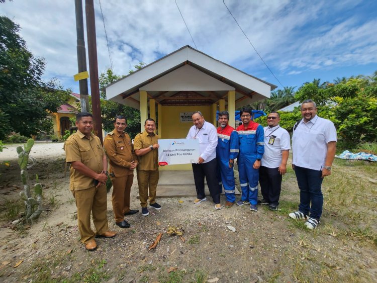 Dukung Keamanan dan Ketertiban Masyarakat, PHR Bangun 11 Pos Ronda di Kampar