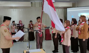 Masykur Tarmizi Lantik Mabi, Pimpinan, Pamong dan Instruktur Saka POM, Ini Pesannya 