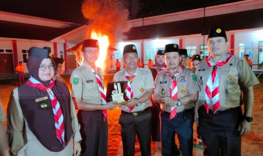 Tutup Kegiatan Pramuka di LPK Anak Pekanbaru, Kakanwil Kemenkumham Riau Ajak Menggelorakan Nilai-nilai Kepramukaan