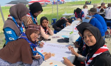 Peserta Jambore Pramuka Dunia Diancam Topan Khanun, Kakwarda Terus Monitor Konda Riau