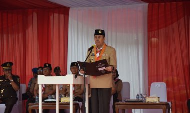 Gubri Jadi Pembina Upacara Hari Pramuka ke-62, Minta Kualitas Gudep Ditingkatkan