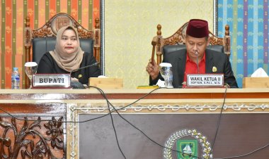 DPRD Bengkalis Sahkan Ranperda Pertanggungjawaban Pelaksanaan APBD Tahun Anggaran 2022