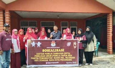 PPK Tenayan Raya Sosialisasikan Pindah Memilih di Pemilu 2024 Kepada Masyarakat