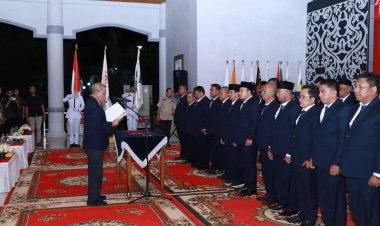 Pengurus KONI Siak Dikukuhkan, Bupati Minta Prestasi Olahraga Meningkat