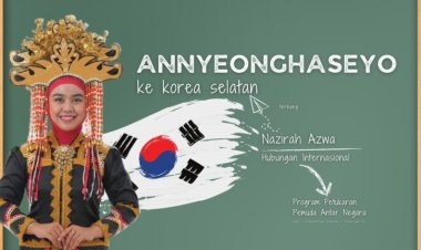 Nazirah Azwa Mahasiswi HI FISIP UIR Terpilih Wakili Riau Ikuti Program PPAN Kemenpora ke Korea Selatan