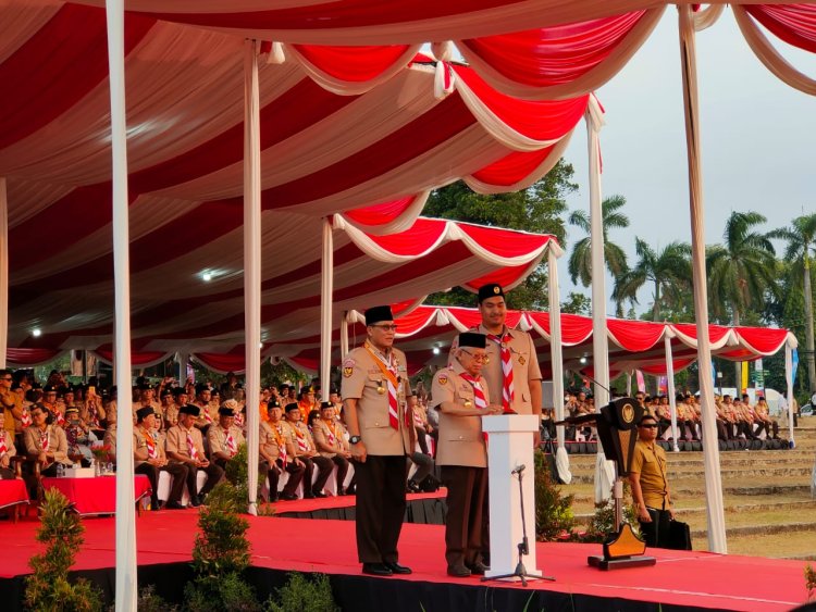 Ini Pesan dan Harapan Wapres Ma'ruf Amin di Hari Pramuka ke-62 dan Raimuna Nasional XII