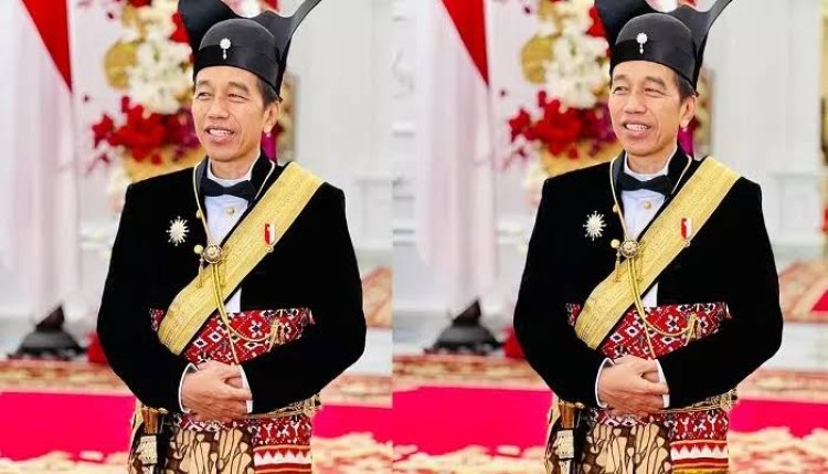 Jokowi Kenakan Busana Pakubuwono di HUT ke-78 RI di Istana Merdeka