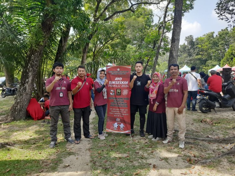PPK Tenayan Raya Sosialisasi Pemilu 2024 di Kelurahan Tangkerang Timur