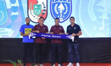 Minta Dukungan dan Doa Masyarakat, Pj Wali Kota Pekanbaru Muflihun Launching Skuad PSPS Riau