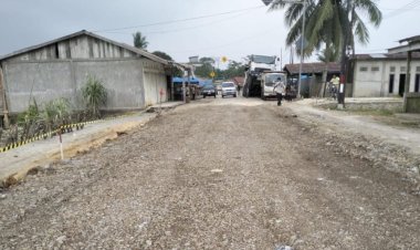 Jalan Lintas Rengat-Tembilahan Sudah Selesai Diperbaiki, Begini Penampakannya